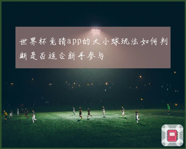 世界杯竞猜app的大小球玩法如何判断是否适合新手参与